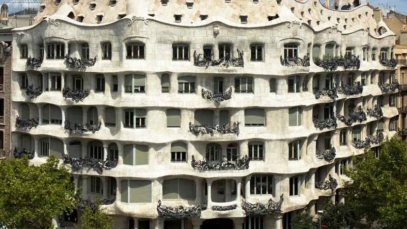 La Pedrera's Chimney Warriors On Barcelona's Passeig de Gràcia