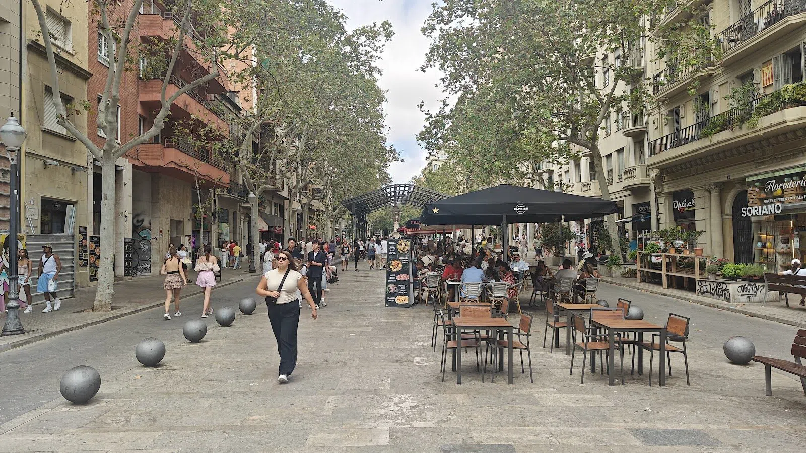 Avinguda de Gaudí、バルセロナ